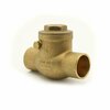 Thrifco Plumbing 1 Inch CXC Brass Swing Check Valve 6415177